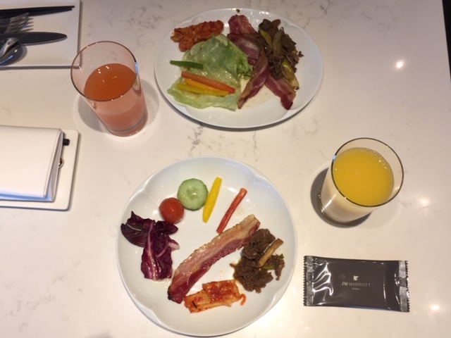 ＪＷマリオットホテルソウルのエグゼクティブラウンジ