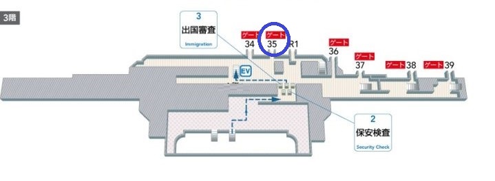 金浦スカイハブラウンジの地図