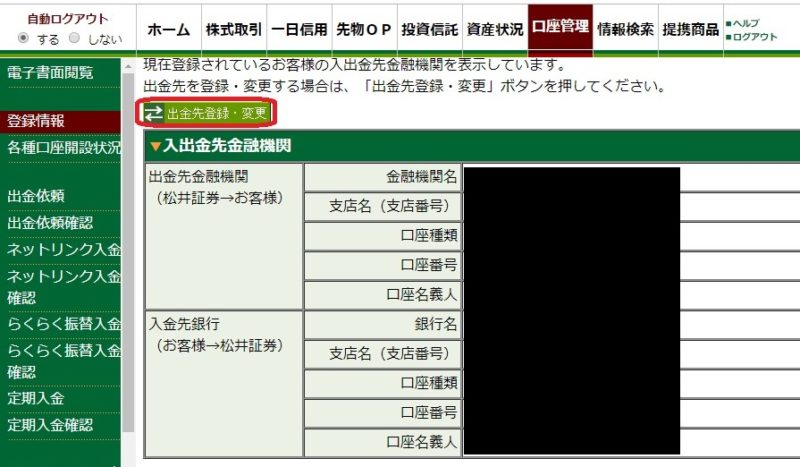 松井証券の投信つみたて