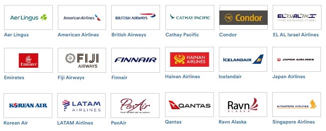 アラスカ航空提携航空会社