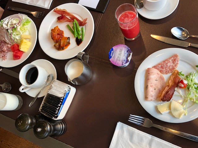 香港スカイシティマリオットホテルの朝食