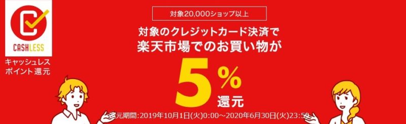 楽天市場キャッシュレスポイント還元