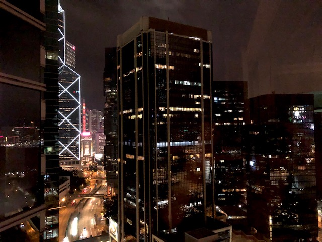 JWマリオット香港の夜景