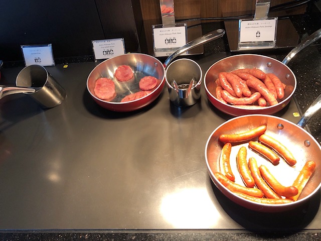 名古屋マリオットのコンシェルジュラウンジの朝食