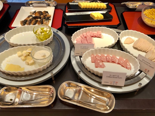 シェラトン都ホテル東京 四川の朝食ブッフェ