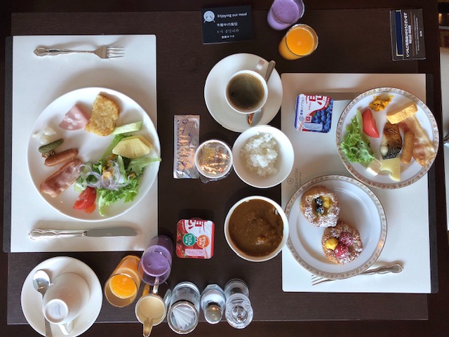 シェラトン都ホテル東京 四川の朝食ブッフェ