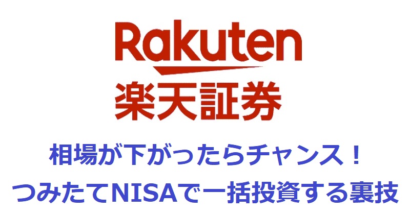 つみたてNISA一括購入