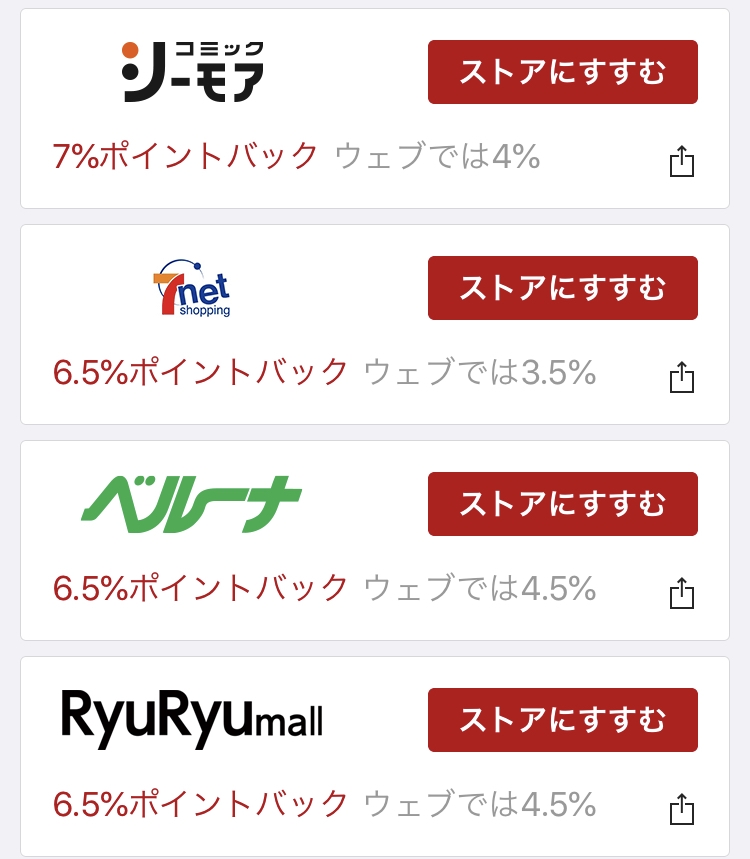 楽天リーベイツアプリ