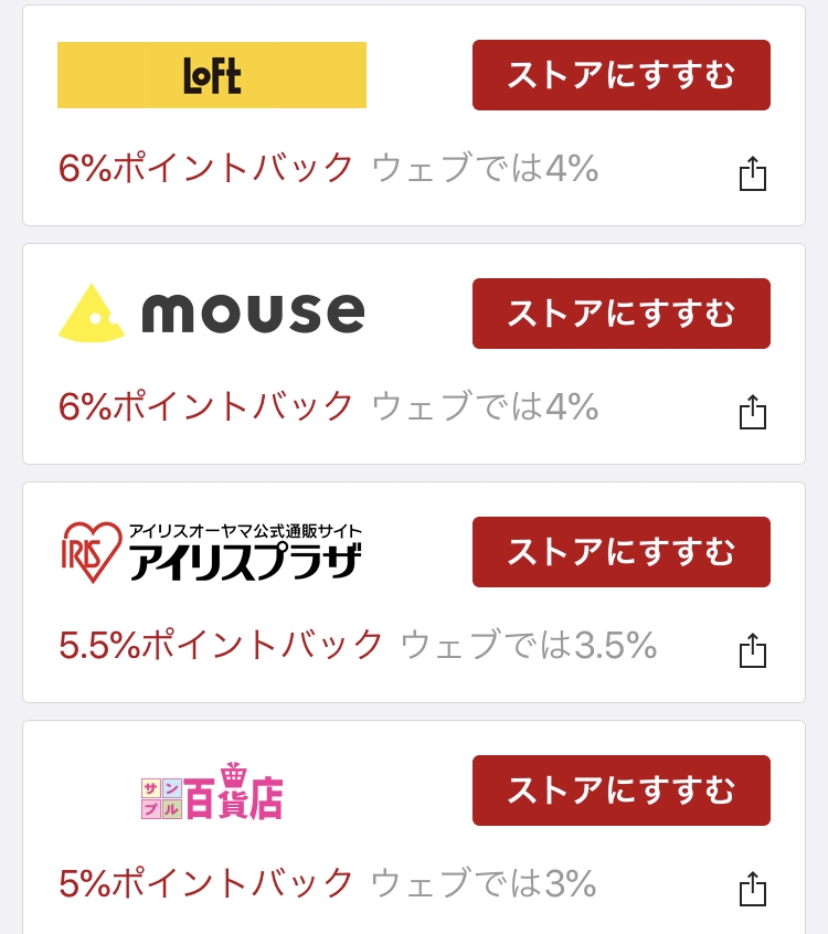 楽天リーベイツアプリ
