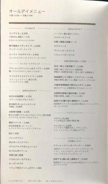 JWマリオット奈良ルームサービス