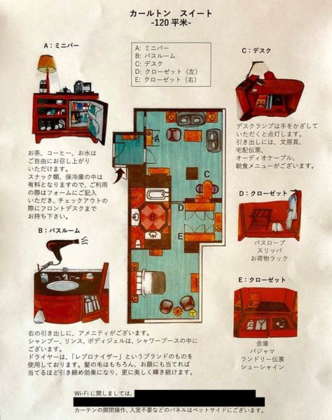 リッツカールトン東京スイートルーム