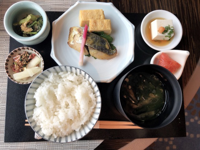 リッツカールトン東京クラブラウンジ和朝食