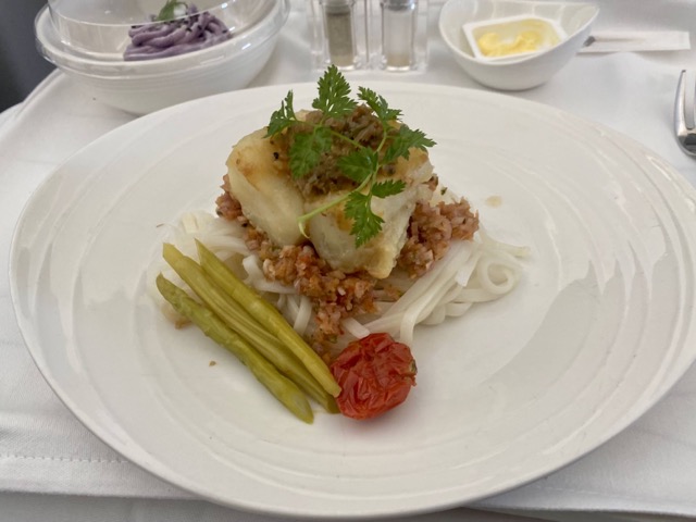 マレーシア航空ビジネスクラス機内食