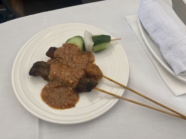 マレーシア航空ビジネスクラス機内食