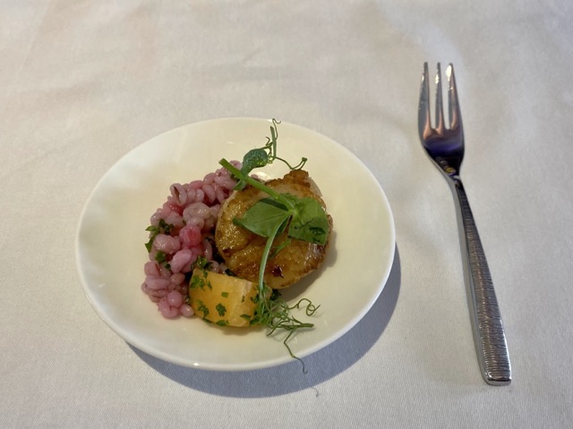 カタール航空ファーストクラス機内食