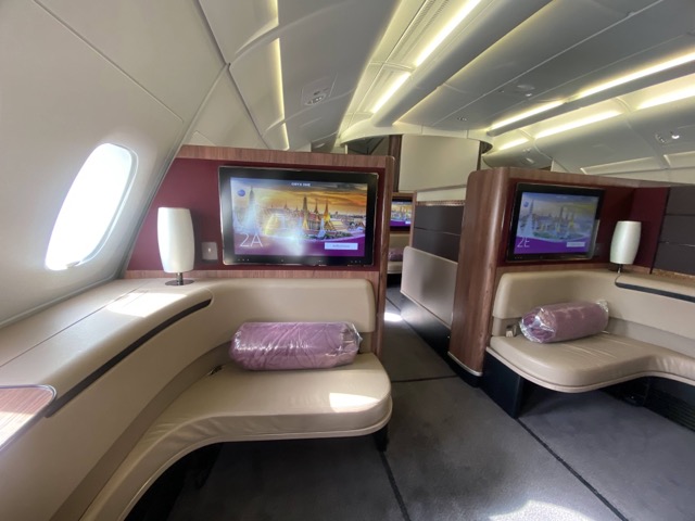 カタール航空A380ファーストクラス座席