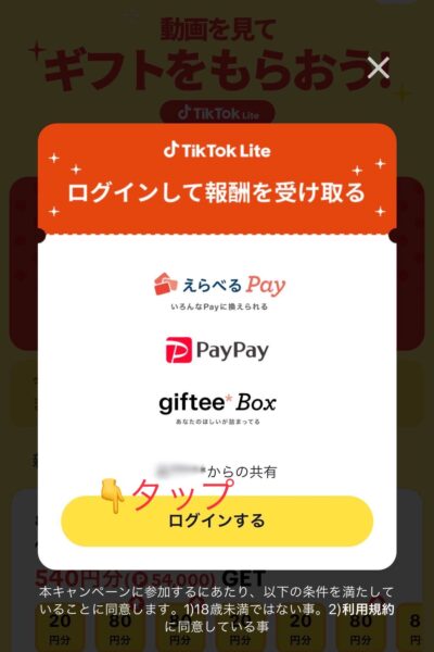 TikTok Liteキャンペーン