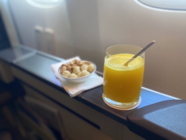 シンガポール航空ファーストクラス機内食