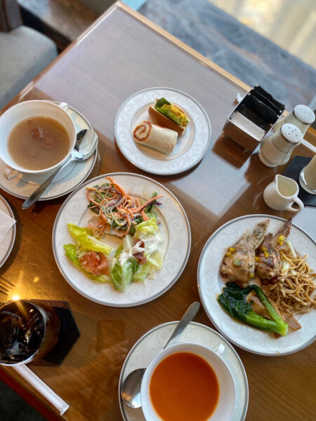 リッツカールトン香港クラブラウンジのランチ