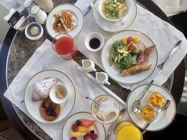 リッツカールトン香港クラブラウンジ朝食