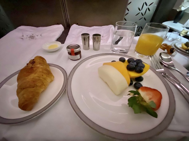 シンガポール航空スイートクラス機内食