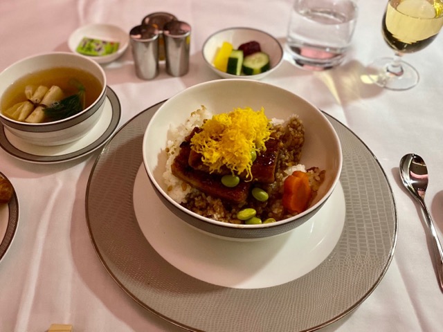 シンガポール航空スイートクラス機内食