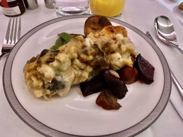 シンガポール航空スイートクラス機内食