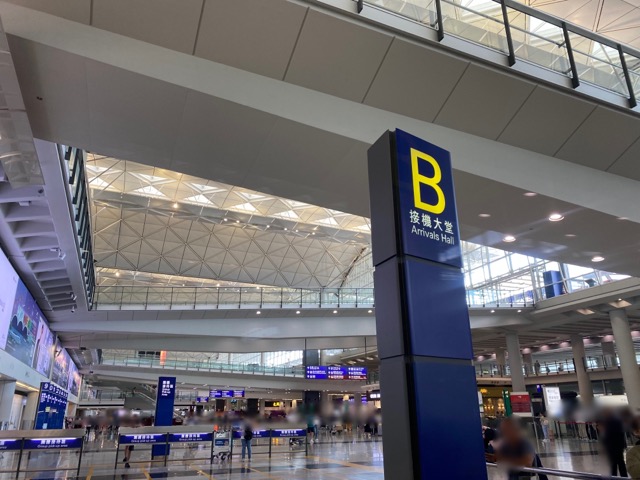 香港空港マリオットカウンターの場所