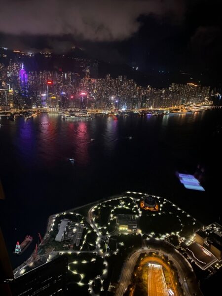 リッツカールトン香港の夜景