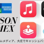 セゾンアメックスAppleメディア大庄キャッシュバック