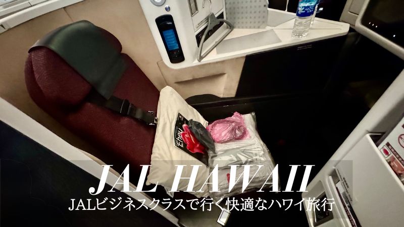 JALビジネスクラウ搭乗記ハワイ