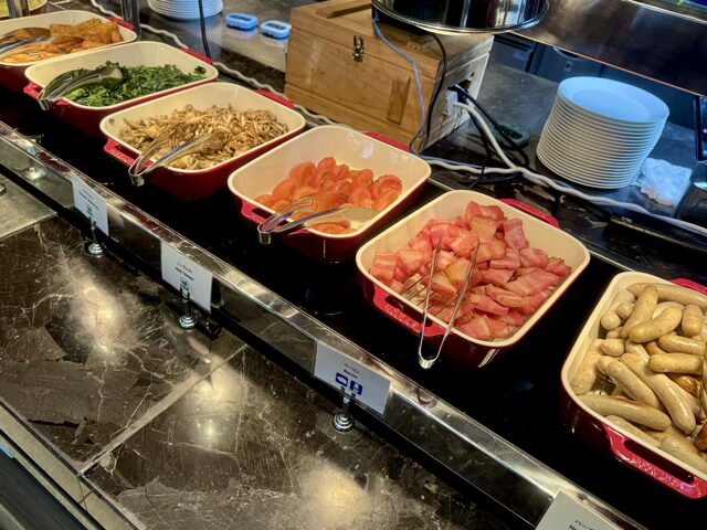 東京マリオットホテル朝食ブッフェ 洋食