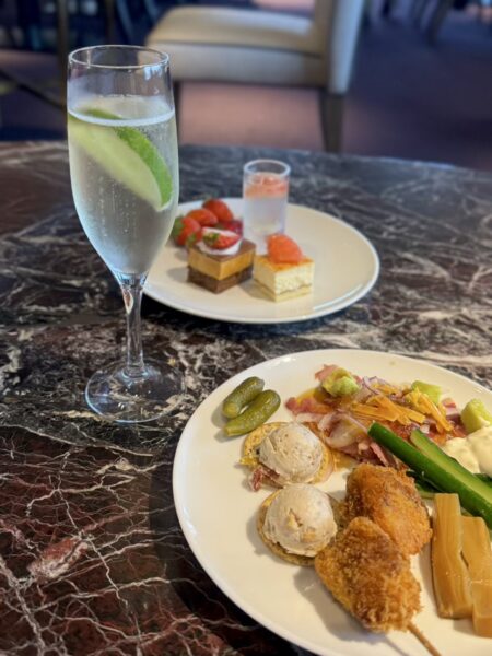 東京マリオットホテルのエグゼクティブラウンジ