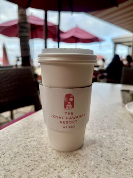 ロイヤルハワイアンホテル コーヒー