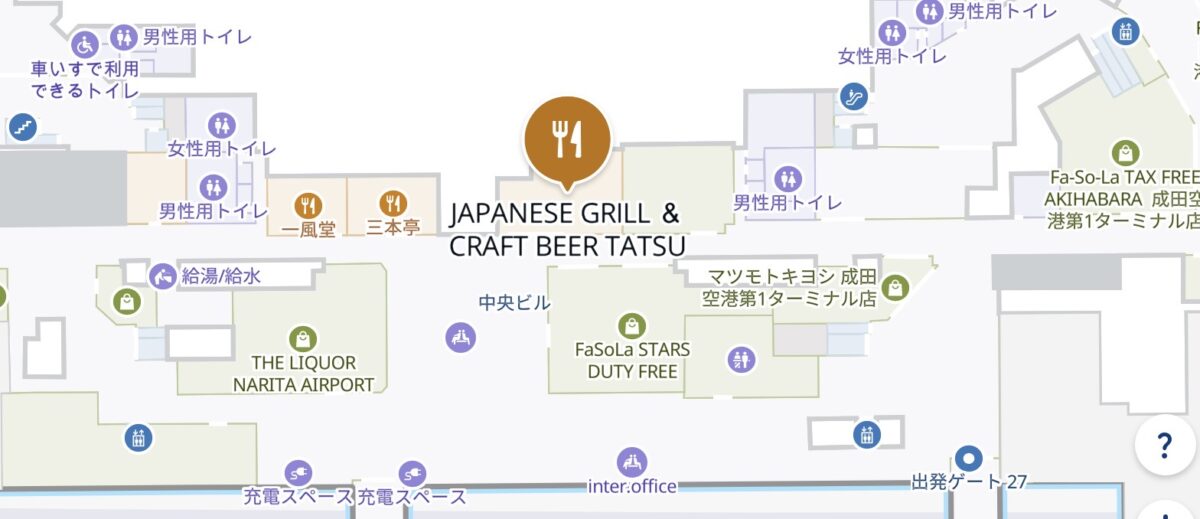 Japanese Grill & Craft Beer TATSU（タツ）地図