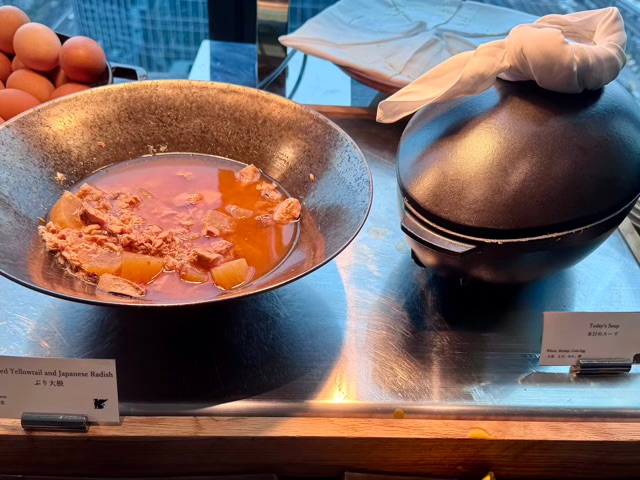 JWマリオット東京エグゼクティブラウンジ朝食