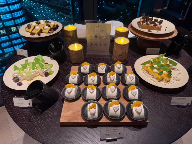 JWマリオットホテル東京エグゼクティブラウンジ スイーツ